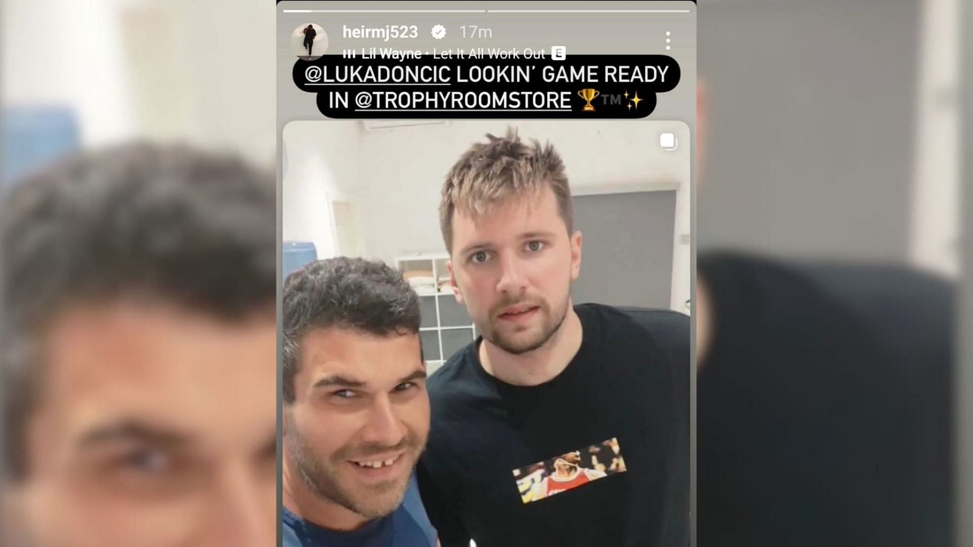 Michael Jordan's son Marcus Jordan gives Luka Doncic shoutout for repping his upscale boutique